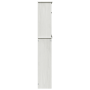 Armario para lavadora con estante Blanco 72.5 x 27 x 161 cm