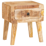 Mesas auxiliares Marrón 40 x 32 x 46 cm madera maciza de mango