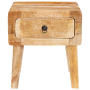 Mesas auxiliares Marrón 40 x 32 x 46 cm madera maciza de mango