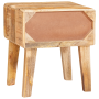 Mesas auxiliares Marrón 40 x 32 x 46 cm madera maciza de mango