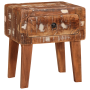 Mesas auxiliares con cajón Multicolor madera maciza reciclada