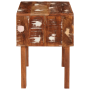 Mesas auxiliares con cajón Multicolor madera maciza reciclada