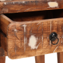 Mesas auxiliares con cajón Multicolor madera maciza reciclada