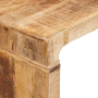 Mesas auxiliares 3 pcs Marrón madera maciza de mango