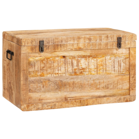 Caja de Almacenamiento 70 x 35 x 40 cm madera maciza de mango