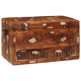 Caja de Almacenamiento 70 x 35 x 40 cm madera maciza reciclada