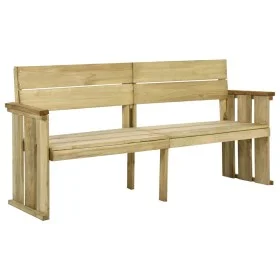 Impregnated pine wood garden bench 172 cm by vidaXL, garden benches - Ref: Foro24-318408, Price: 88,35 €, Discount: %