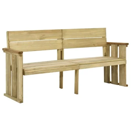 Banco de jardín de madera de pino impregnada 172 cm de vidaXL, Bancos de jardín - Ref: Foro24-318408, Precio: 88,28 €, Descue...