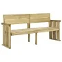 Banco de jardín de madera de pino impregnada 172 cm de vidaXL, Bancos de jardín - Ref: Foro24-318408, Precio: 88,28 €, Descue...