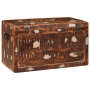 Caja de Almacenamiento 70 x 35 x 40 cm madera maciza reciclada