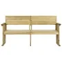 Banco de jardín de madera de pino impregnada 172 cm de vidaXL, Bancos de jardín - Ref: Foro24-318408, Precio: 88,28 €, Descue...