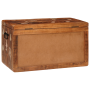 Caja de Almacenamiento 70 x 35 x 40 cm madera maciza reciclada