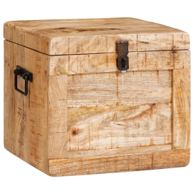 Caja de Almacenamiento 70 x 35 x 40 cm madera maciza de mango