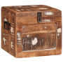 Caja de Almacenamiento Multicolor madera maciza reciclada