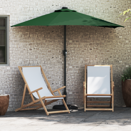 Parasol de jardín Verde 294 x 150 x 223 cm tela