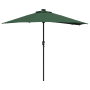 Parasol de jardín Verde 294 x 150 x 223 cm tela