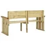 Banco de jardín de madera de pino impregnada 172 cm de vidaXL, Bancos de jardín - Ref: Foro24-318408, Precio: 88,28 €, Descue...