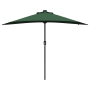 Parasol de jardín Verde 294 x 150 x 223 cm tela