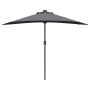 Parasol de jardín Antracita 294 x 150 x 223 cm tela