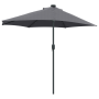 Parasol de jardín Antracita 294 x 150 x 223 cm tela