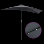Parasol de jardín Antracita 294 x 150 x 223 cm tela