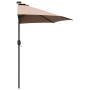 Parasol de jardín Taupé 294 x 150 x 223 cm tela