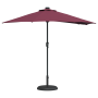 Parasol de jardín Rojo burdeos 294 x 150 x 223 cm tela