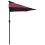 Parasol de jardín Rojo burdeos 294 x 150 x 223 cm tela