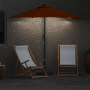 Parasol de jardín Terracota 294 x 150 x 223 cm tela