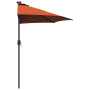 Parasol de jardín Terracota 294 x 150 x 223 cm tela