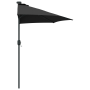 Parasol de jardín Negro 294 x 150 x 223 cm tela