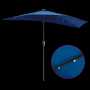 Parasol de jardín Azul 294 x 150 x 223 cm tela