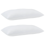 Almohadas 2 pcs Blanco 40 x 80 cm 85gsm 100% poliéster