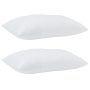 Almohadas 2 pcs Blanco 50 x 70 cm 85gsm 100% poliéster