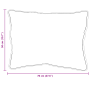 Almohadas 2 pcs Blanco 50 x 70 cm 85gsm 100% poliéster