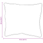 Almohadas 2 pcs Blanco 60 x 70 cm 85gsm 100% poliéster