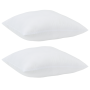 Almohadas 2 pcs Blanco 80 x 80 cm 85gsm 100% poliéster