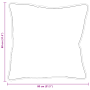 Almohadas 2 pcs Blanco 80 x 80 cm 85gsm 100% poliéster