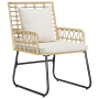 Conjunto de Comedor de Jardín 3 pcs Negro, Antracita