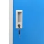 Locker cabinets 2 units light gray and blue steel 90x45x92.5 cm by vidaXL, Lockers and storage cabinets - Ref: Foro24-3095224...