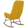 Schaukelstuhl aus senfgelbem Stoff von vidaXL, Schaukelstühle - Ref: Foro24-341260, Preis: 126,29 €, Rabatt: %