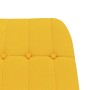 Schaukelstuhl aus senfgelbem Stoff von vidaXL, Schaukelstühle - Ref: Foro24-341260, Preis: 126,29 €, Rabatt: %