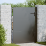 Puerta de jardín Negro 100 x 150 cm