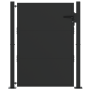 Puerta de jardín Negro 100 x 150 cm
