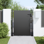 Puerta de jardín Negro 100 x 150 cm