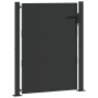 Puerta de jardín Negro 100 x 150 cm