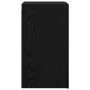 Unidad de Televisión 2 pcs Roble negro Madera contrachapada