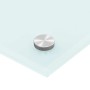 Protección salpicaduras cocina vidrio templado blanco 100x60 cm