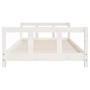 Estructura de cama para niños madera de pino blanco 90x190 cm