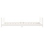 Estructura de cama para niños madera de pino blanco 90x190 cm